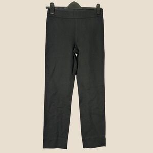 Lilly Pulitzer Black Straight Leg Pants Sz 4 Travel Stretch Minimalist Capsule